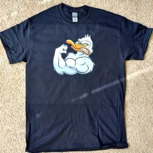 Funny Muscular Duck T Shirt